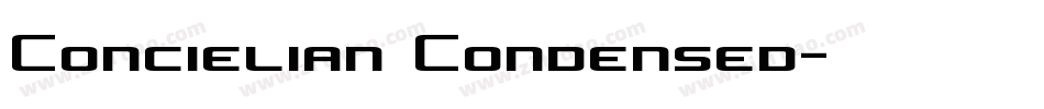 Concielian Condensed字体转换